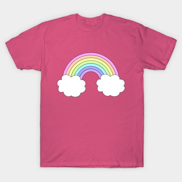 Rainbow T-Shirt by Cblue